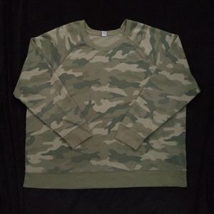 Old Navy Camo Crewneck Sweatshirt